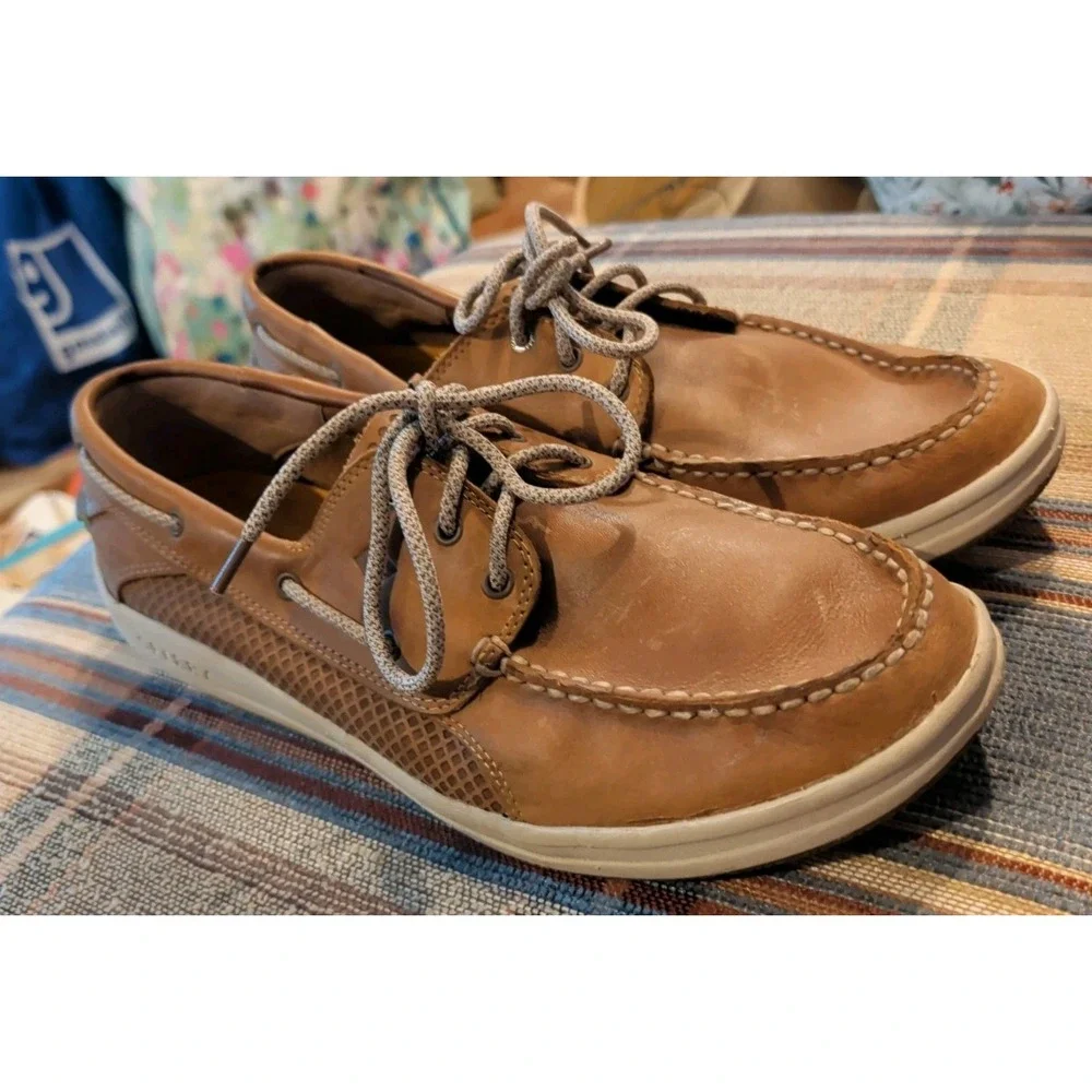Men's Sperry Boat Shoes Tan / Brown Size 13 M Pre-Owned Good Condition!